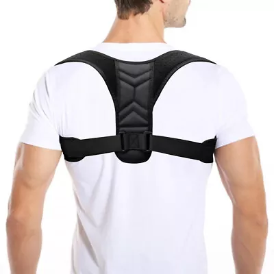 Posture Corrector For Men Women Adjustable Upper Back Brace Support BiIOA • £7.07