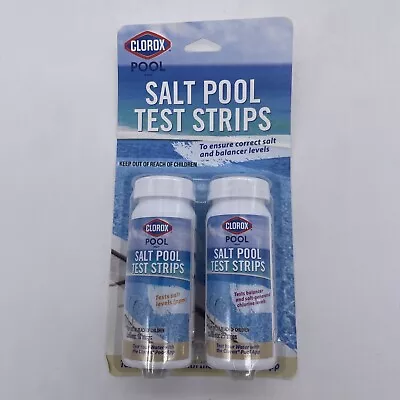 Clorox Pool & Spa Salt Pool Test Strips 82100CLX New Sealed Unopened Ships Free • $9.90