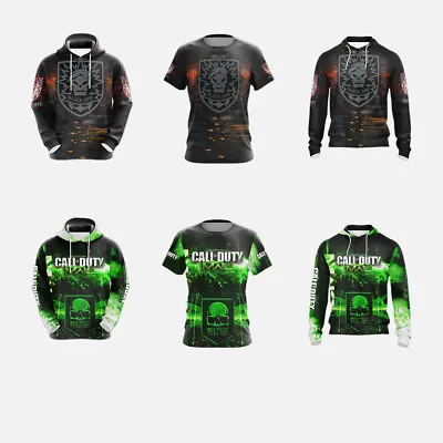 Call Of Duty Modern Warfare 3D Hoodies T-Shirts Skull Sweatshirts Jacket Costume • £7.20