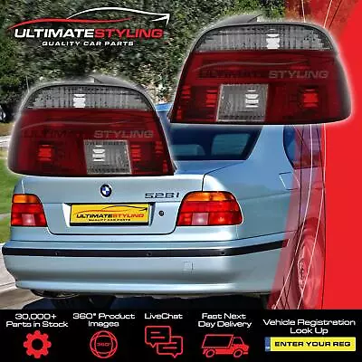 BMW E39 5 Series Rear Back Lights Crystal Red Clear Tail 1996-2000 Upgrade M5 • $111.84