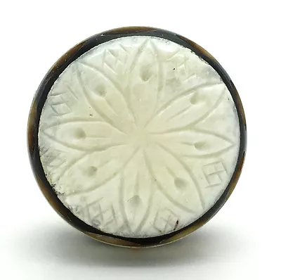 £2.99 • Buy Horn Bone Cupboard Door Knobs Drawer Pull Handles