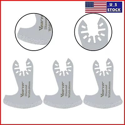 3PCS Multi Tool Oscillating Blades Diamond Mortar Grout Removal For Bosch Makita • $11.19