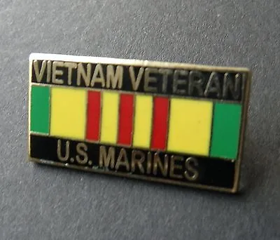 Usmc Marine Corps Marines Vietnam Veteran Vet Lapel Hat Pin Badge 1 Inch • $5.64