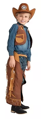 Dress Up America Cowboy Costume For Boys - Feels Like Real Chaps - Kids Cowboys • $26.99