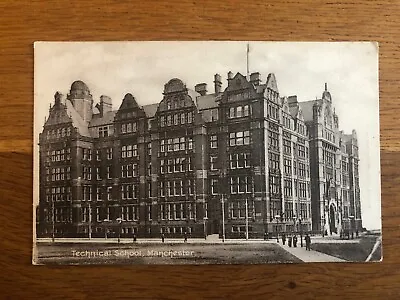 Vintage Postcard UK 🇬🇧 Technical School Manchester • £1.50