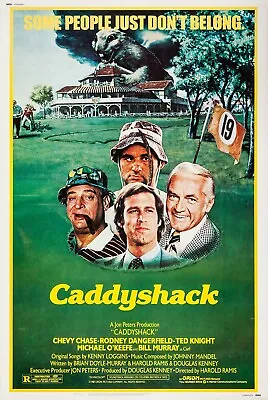 $12.99 • Buy 1980 Caddyshack Movie Poster 11X17 Chevy Chase Bill Murray Dangerfield ⛳🍿