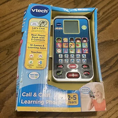 VTech Call And Chat Learning Phone 10 Games & Learning Apps Model ID 1393 • $11.99