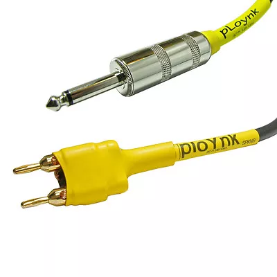 PLOYNK 12ga Gauge 1/4 To Dual Banana Plug Pro Audio PA High Power Speaker Cable • $20.82