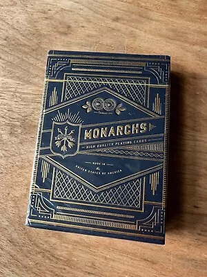 Theory 11 MONARCHS NAVY BLUE High Quality Playing Cards Sealed Deck • $8
