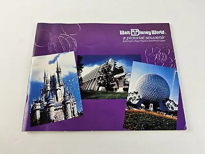 Disney 1983 Walt Disney World A Pictorial Souvenir Vintage Book Brochure RARE • $8.46