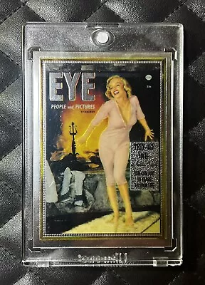 1993 Sports Time Cover Girl Chromium Marilyn Monroe Eye Cover Girl Card RARE • $0.99