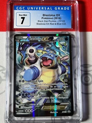 $69.99 • Buy Pokemon CGC 7 Near Mint Blastoise EX XY122 Full Art Black Star Promos PSA