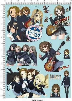 Itasha Decals K-ON For Model Kits 1103 • $6.99