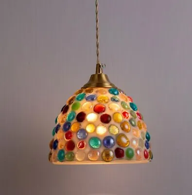 Moroccan Mosaic Ceiling Hanging Pendant Light Fixture Lamp Lantern Chandelier -E • $73.13