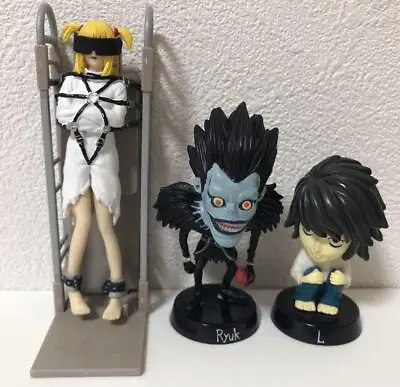 Death Note Figure 4.2 Inch Selection Misa Amane L Ryuk Set Lot Of 3 • $143.44