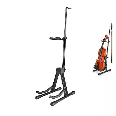 Eastar EST-006 Violin Stand Viola Stand With Bows Hook Holder Portable Adjust... • $64.60