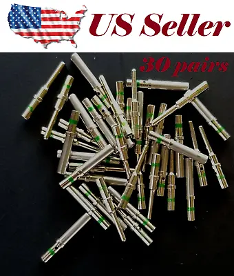 30 Pairs Deutsch DT Series  Solid Pin Connector Male & Female 60 Pcs  • $17.99