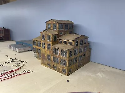 N Scale Custom Building Weathered  • $100