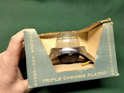 NOS Vintage HARVID Co. Daylight Safety Running Light-Mounts Center Grill Rat Rod • $59.95