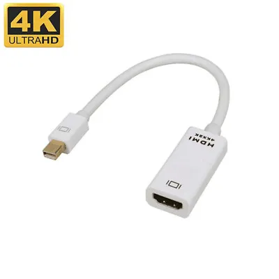 Mini Display Port DP To HDMI Adapter Cable 4K For Macbook Pro Air Mac Surface • $3.99
