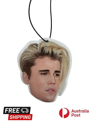 $8.99 • Buy JUSTIN BIEBER Car Hanging Premium Air Freshener Strong Black Ice Scent