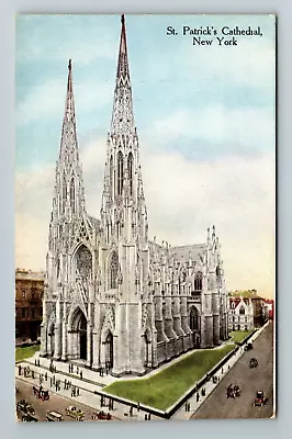 New York City NY St Patrick's Cathedral Religion Vintage Postcard • $7.99