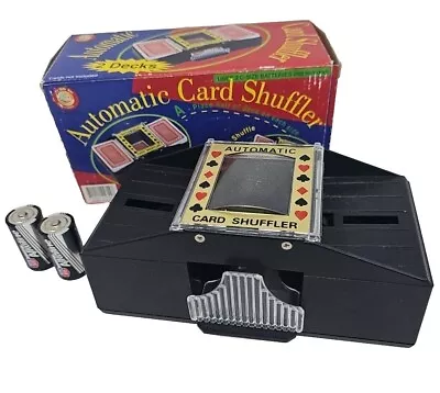 2 Deck Automatic Card Shuffler Poker Cards Shuffling Machine Casino W Batteries  • $11.05