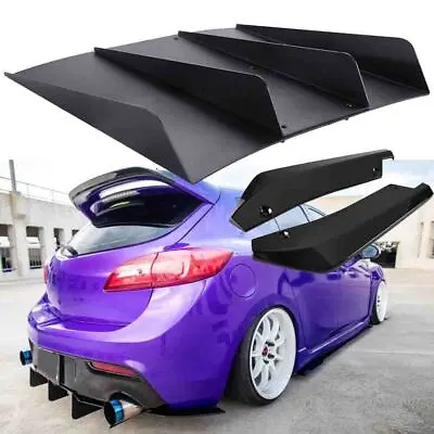 For Mazda Speed3 2003-2022 Rear Bumper Diffuser Fin Spoiler Lip + Rear Spats US • $46.95