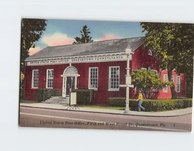 Postcard United States Post Office Quakertown Pennsylvania • $9