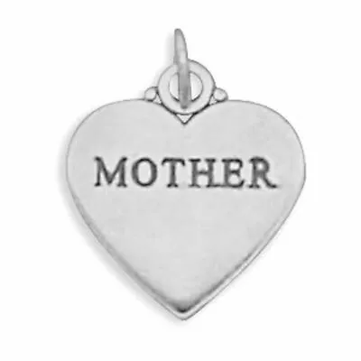 MMA Oxidized  Mother  Heart Charm • $16.30