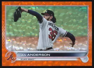 2022 Topps Ian Anderson #615 BASEBALL Atlanta Braves /299 Orange Foilboard • $5