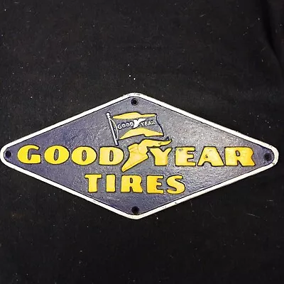 Cast Iron Vintage Goodyear Tires Advertising Sign • $45