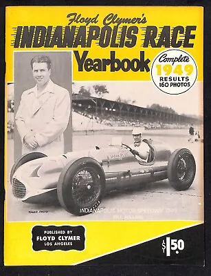 1949 Indy 500 Floyd Clymer's Indianapolis 500 Mile Yearbook IMS Pp469-532 VGC • $74.99