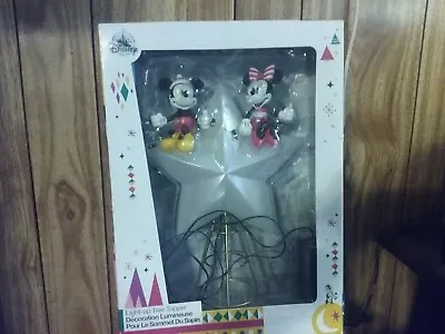 Disney Mickey And Minnie Mouse Light-Up Tree Topper 2021 Christmas • $15