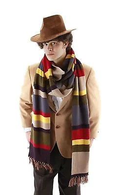 £31.19 • Buy Dr Doctor Who Fourth 4th 12' DELUXE Tom Baker Striped Cosplay Scarf