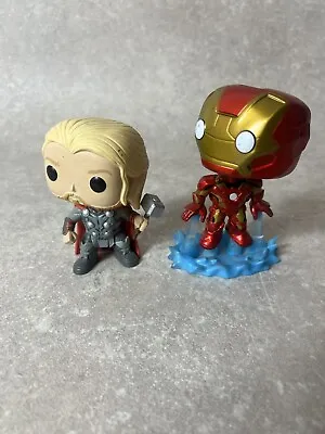 Marvel Thor And Iron Man Funko Pop • £12