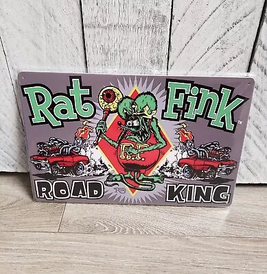 Rat Fink Tin Wall Sign 8X12 • $13.99