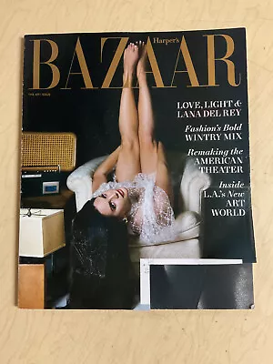 December 2023 January 2024 Harper's Bazaar Magazine Lana Del Rey Sexy Cover • $3.99