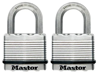  Master Lock Excell™ Laminated Steel 50mm Padlock - 25mm Shackle - Keyed Alike X • £27.52