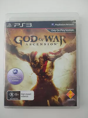 God Of War Ascension PS3 With Manual • $17