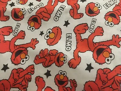 Elmo 100% High Quality Cotton Quilt Fabric 1/4 Yd 9?x44? • $6.75