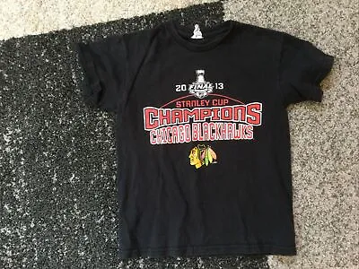 Vintage Chicago Blackhawks NHL Hockey T Shirt Youth M Medium Kane Bedard • $13.99