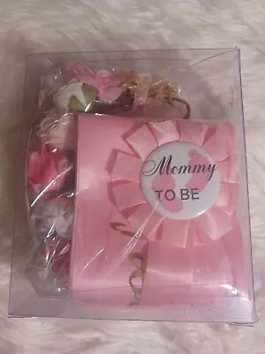 Mommy To Be Baby Shower  Sash With Tiara Pink Color. • $22