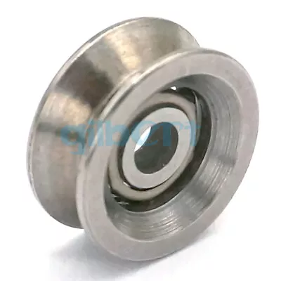 2pcs 2x10x4mm V Groove Width 3.2mm Guide Pulley Sheave Sealed Rail Ball Bearing • $5.74