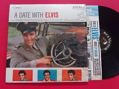 ELVIS PRESLEY - A Date With Elvis (LSP-2011) First Stereo Pressing In Shrink • $9.99