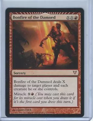 Mtg Avacyn Restored  Bonfire Of The Damned  Unplayed Nrmt++ • $3.99