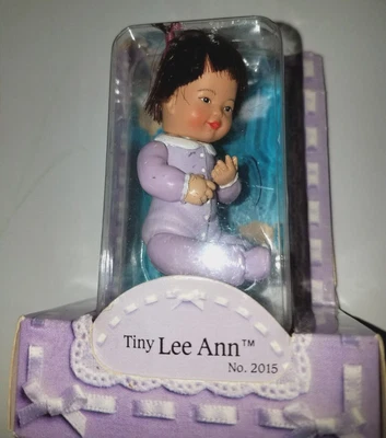 $12.99 • Buy 1987 Bandai Tiny Blessings Doll Lee Ann Baby 3” Asian Jointed Dollhouse Doll NEW