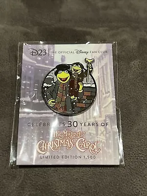 D23-Exclusive The Muppet Christmas Carol 30th Anniversary Commemorative Pin • $57