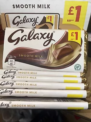 6 X Galaxy Smooth Milk Chocolate Bar 110g Best Before 18/09/2022 • £8.49