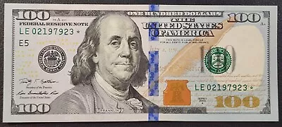 Uncirculated 2009 A One Hundred Dollar ($100) Replacement * STAR * Note E5 • $129.95